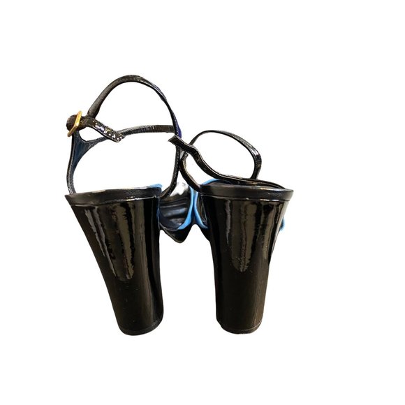 LAUREN RALPH LAUREN BEATRIZ OPEN TOE HEELS SZ 8.5 - Picture 4 of 7